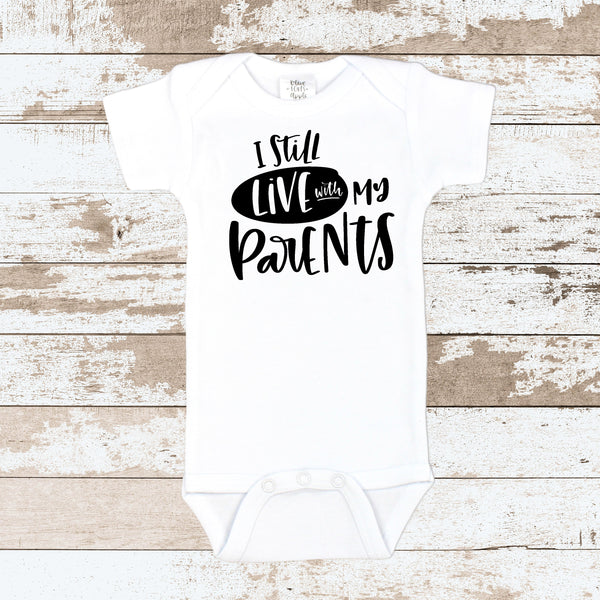 I still live with my parents White Bodysuit