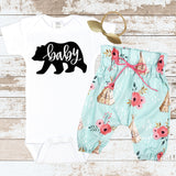 BABY BEAR Teepee Pants Newborn Outfit