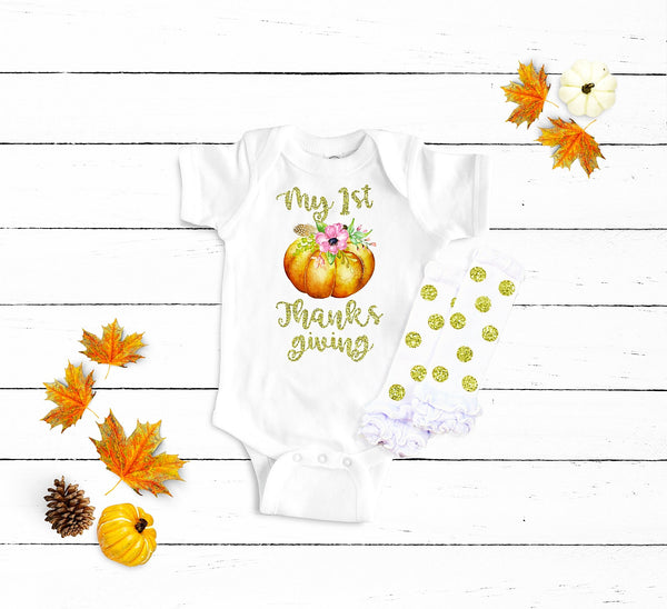My 1st Thanksgiving Legwarmers Outfit