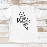 Pre-k Pencil White T-Shirt