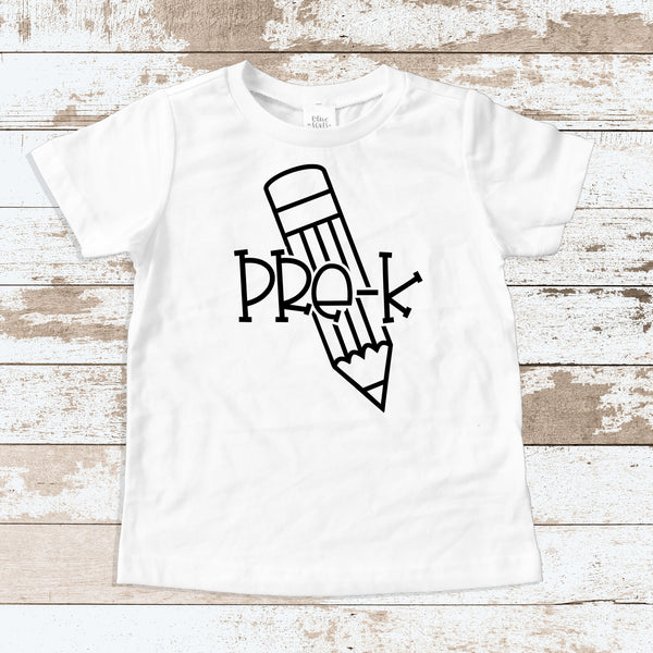 Pre-k Pencil White T-Shirt