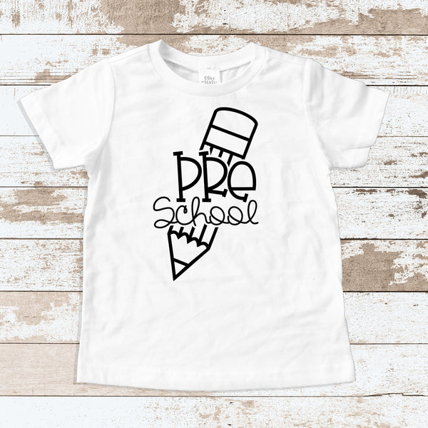 Pre-School Pencil White T-Shirt