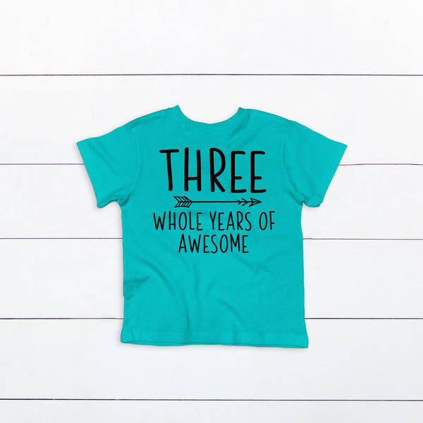 ONE TWO THREE Whole Years of Awesomeness Top