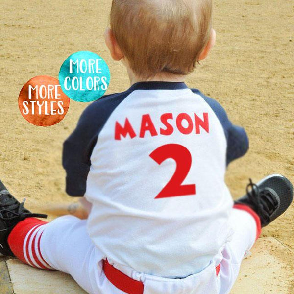 Custom TWO Baseball Shirt