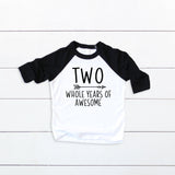ONE TWO THREE Whole Years of Awesomeness Top
