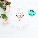 Wild and Eight Fringe Shirt