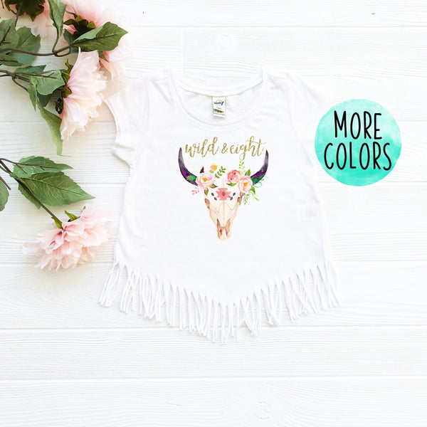 Wild and Eight Fringe Shirt